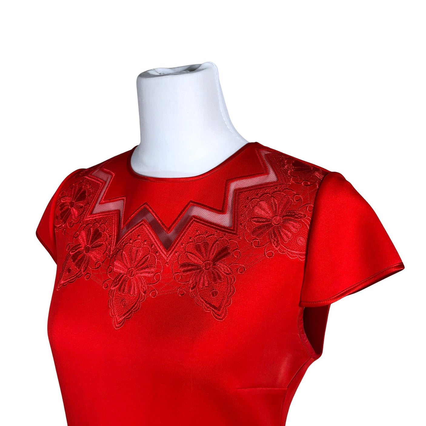 Unisex Ted Baker - Party dress, size 40 - Red (3)