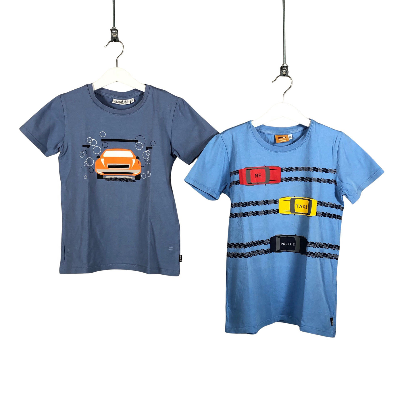 Unisex me&i - T-shirt, size 134 - 140 - Light blue (1)