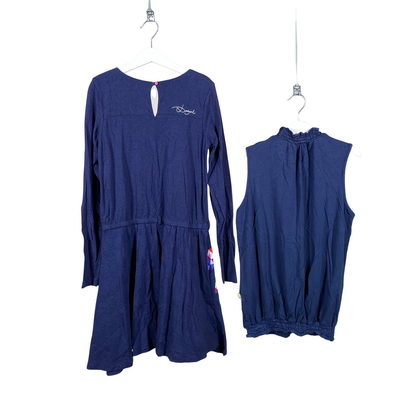 Unisex Desigual - Tricot dress, size 146 - 152 - Blue (2)