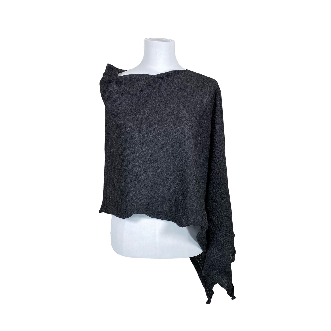 Unisex Stinne Gorell - Poncho, size 38 - Gray (1)