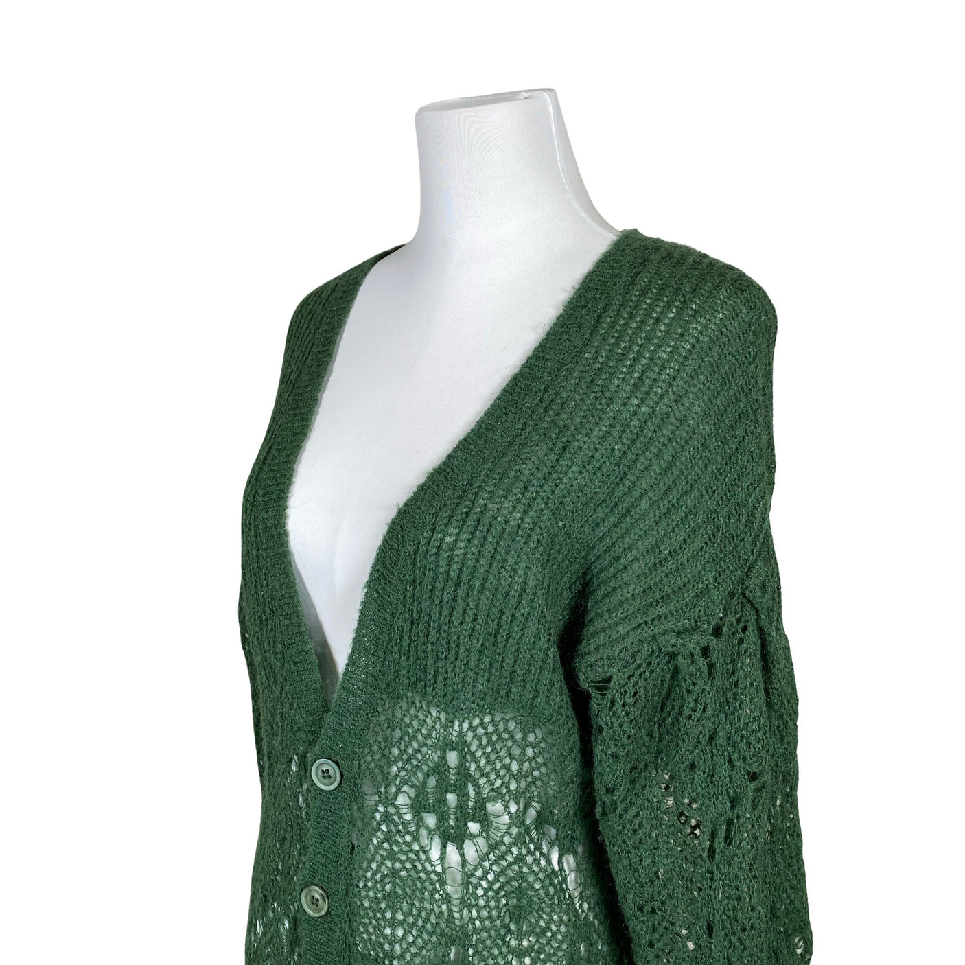 Unisex Diesel - Cardigan, size 34 - Green (3)