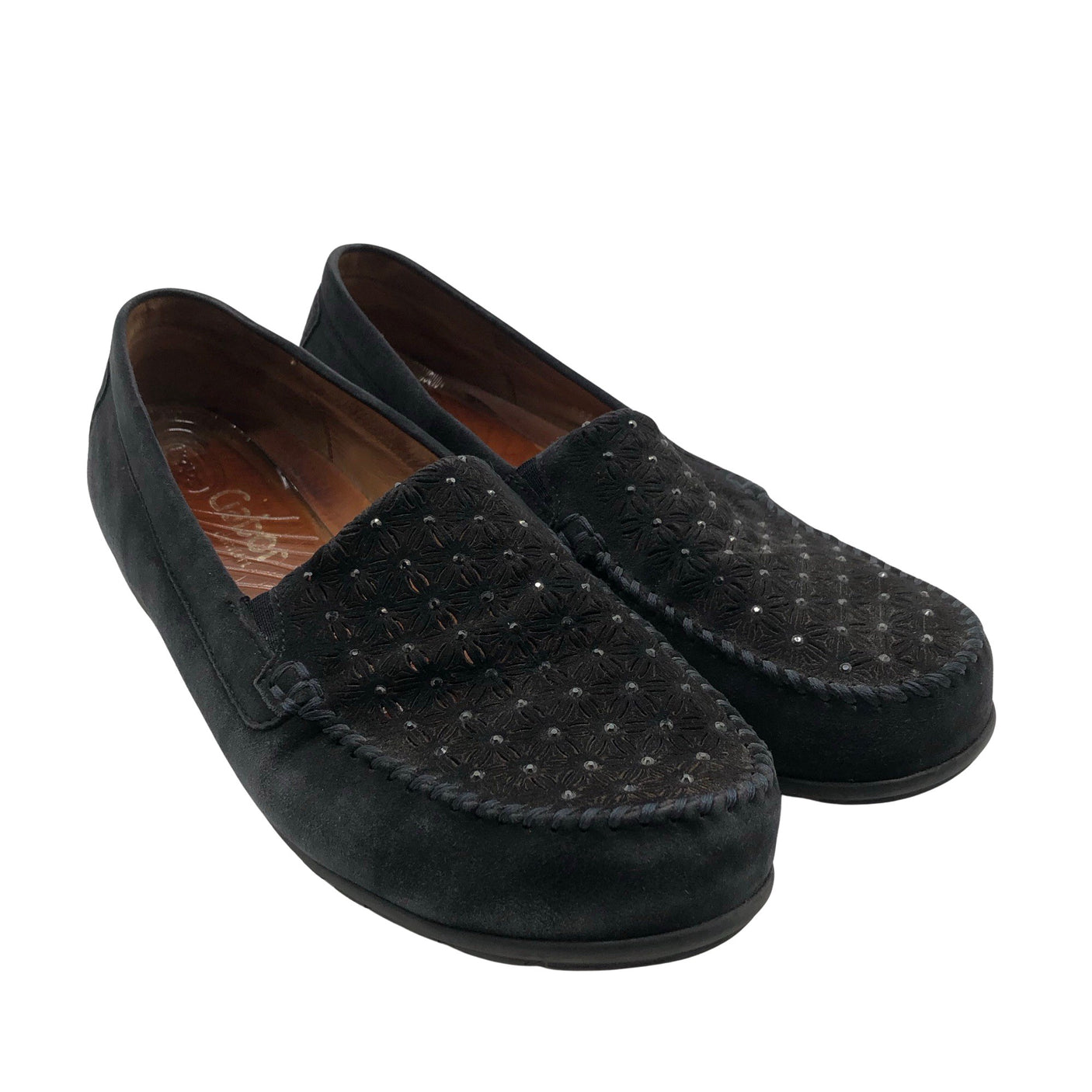 Unisex Gabor - Loafers, size 38 - Black (2)