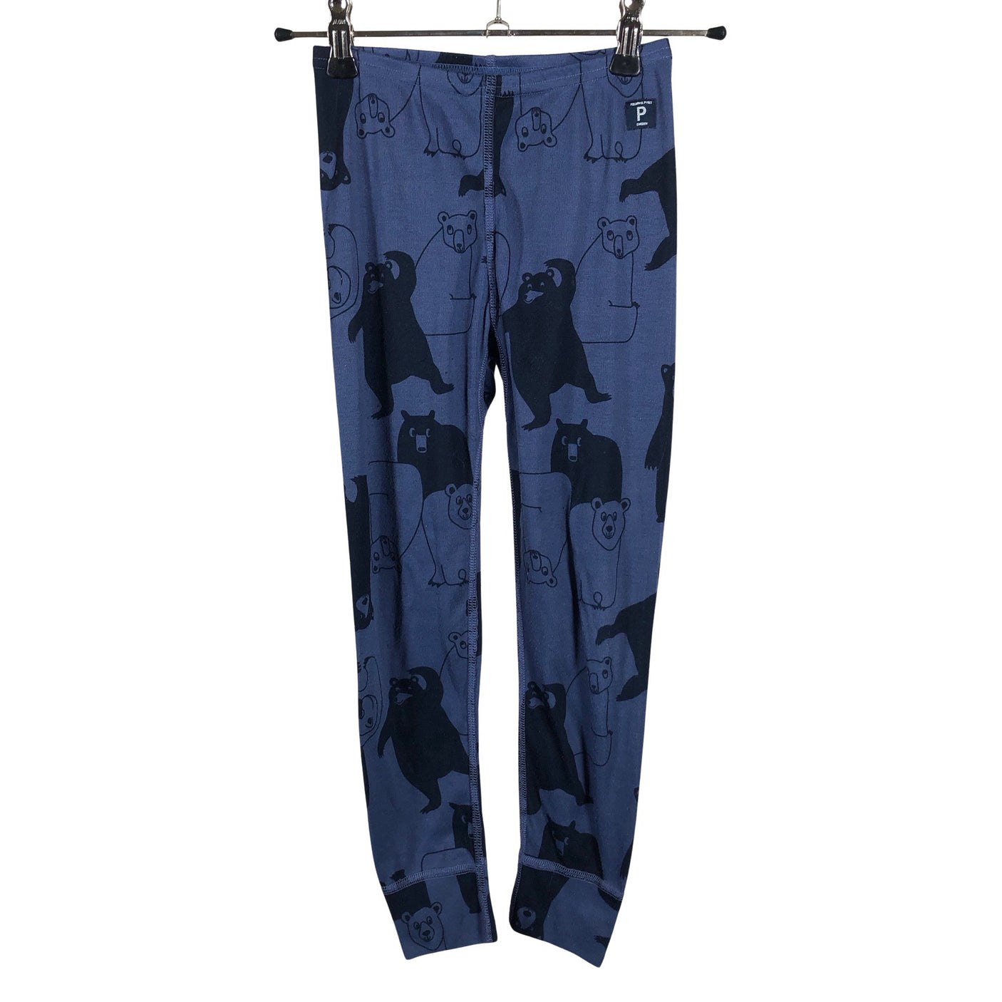 Unisex Polarn O. Pyret - Thermal pants, size 110 - 116 - Blue (1)