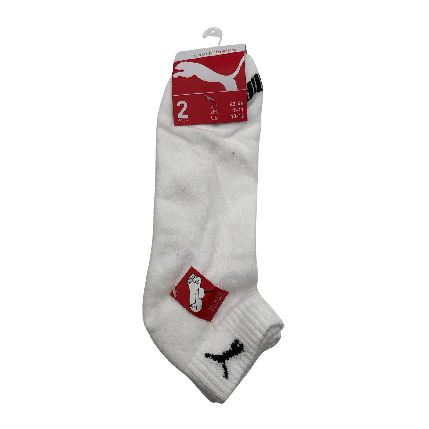 Unisex Puma - Socks, size XS - White (1)