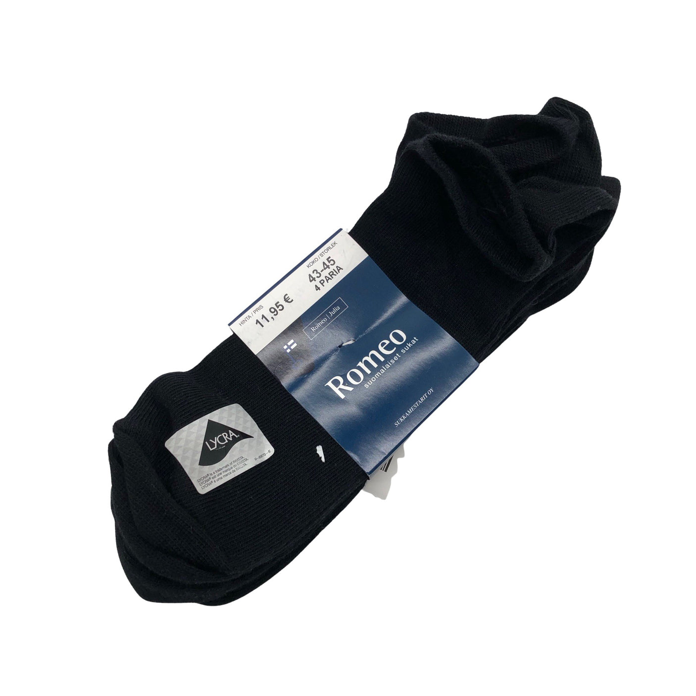 Unisex Sukkamestarit - Socks, size XS - Black (1)