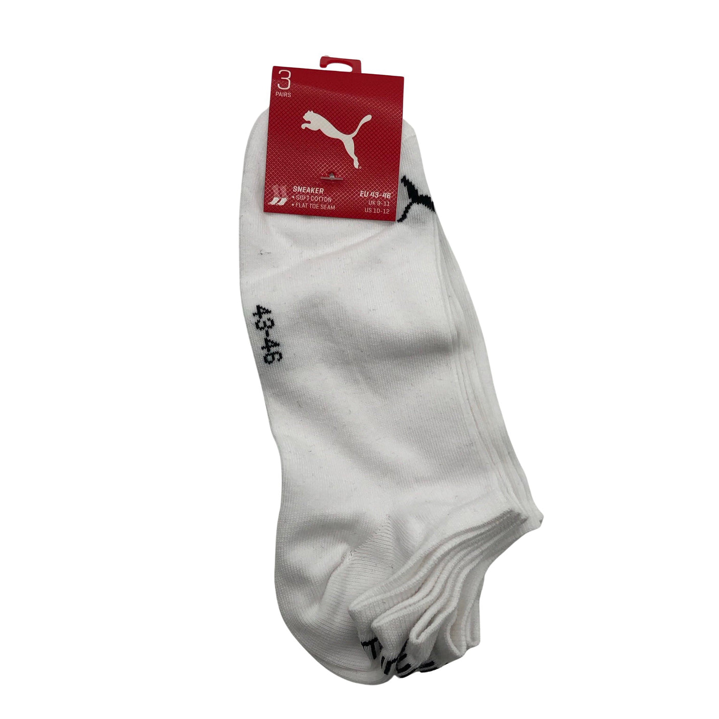 Unisex Puma - Socks, size XS - White (1)