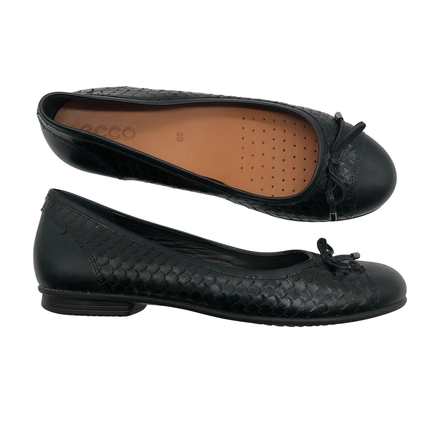 Unisex Ecco - Ballerinas, size 39 - Black (1)