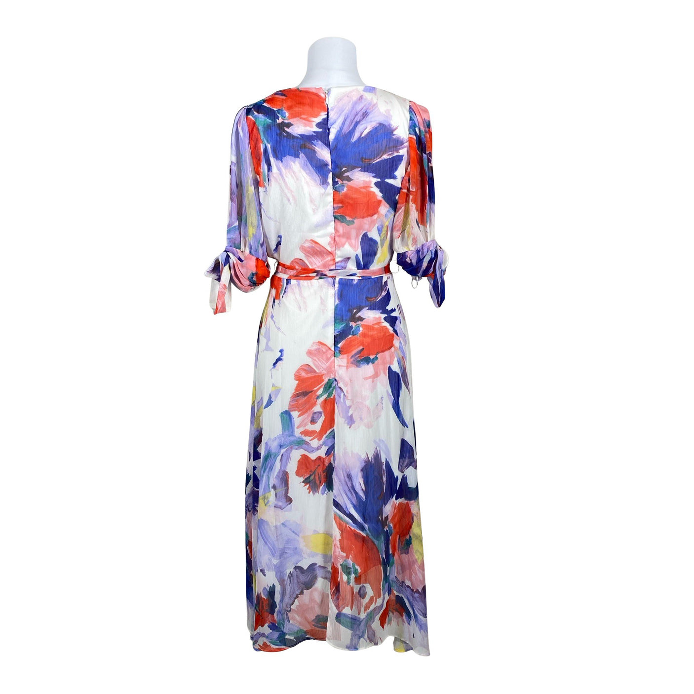 Unisex DKNY - Schiffon dress, size 38 - White (2)
