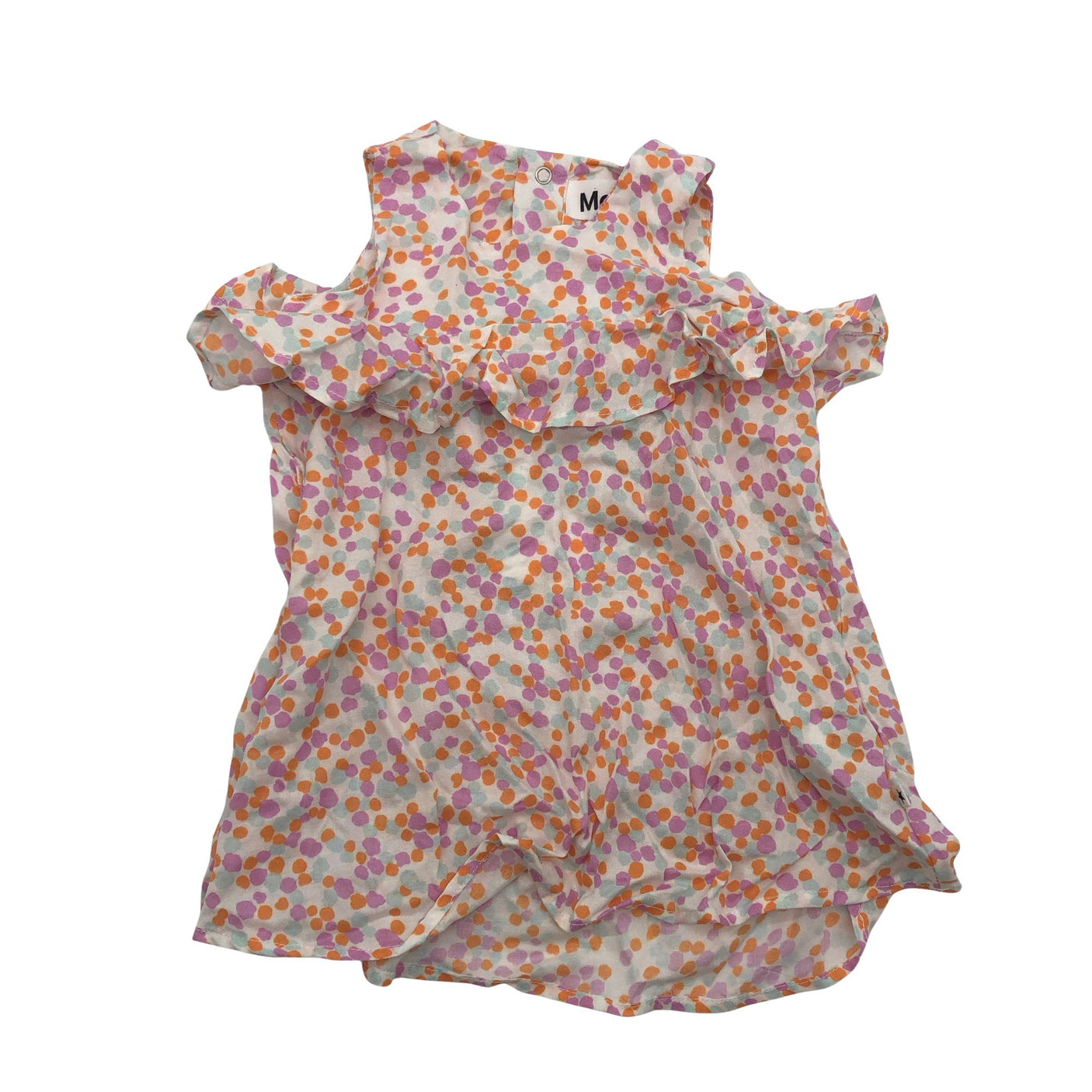 Unisex Molo Kids - Schiffon dress, size 74 - 80 - White (1)