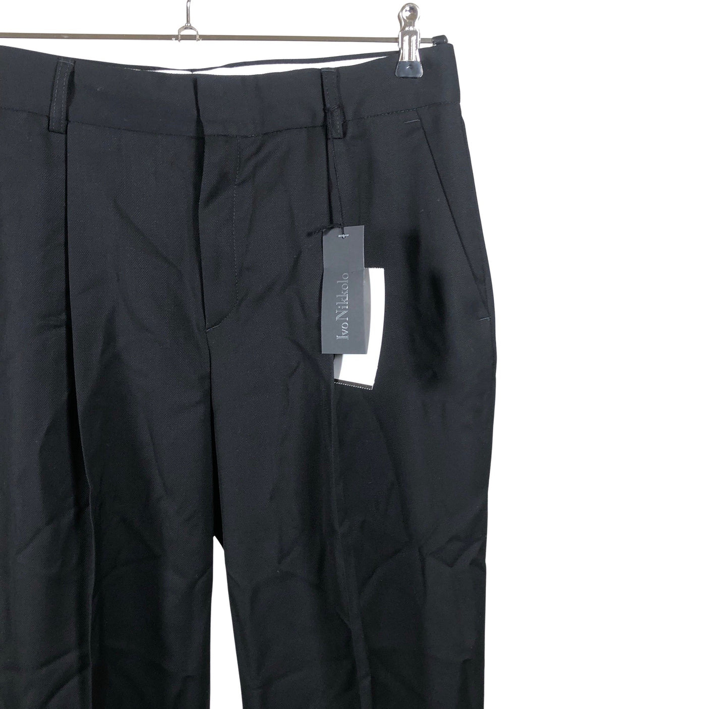 Unisex Ivo Nikkolo - Straight leg trousers, size 42 - Black (3)