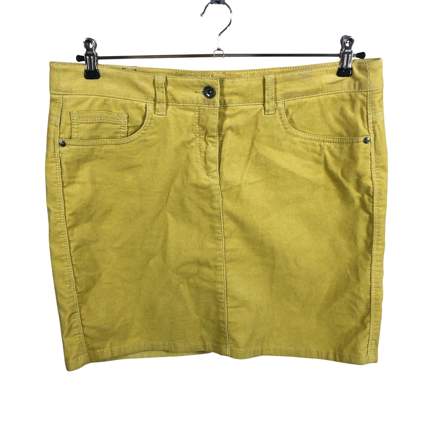 Unisex Esprit - Denim skirt, size 42 - Yellow (1)
