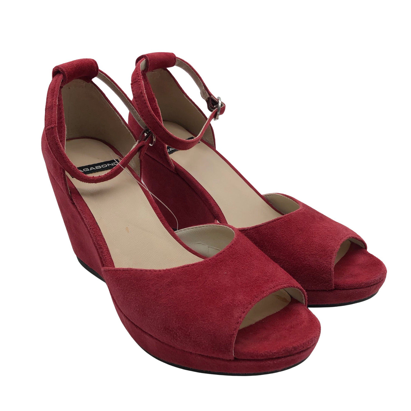 Unisex Vagabond - Wedge sandals, size 38 - Red (2)