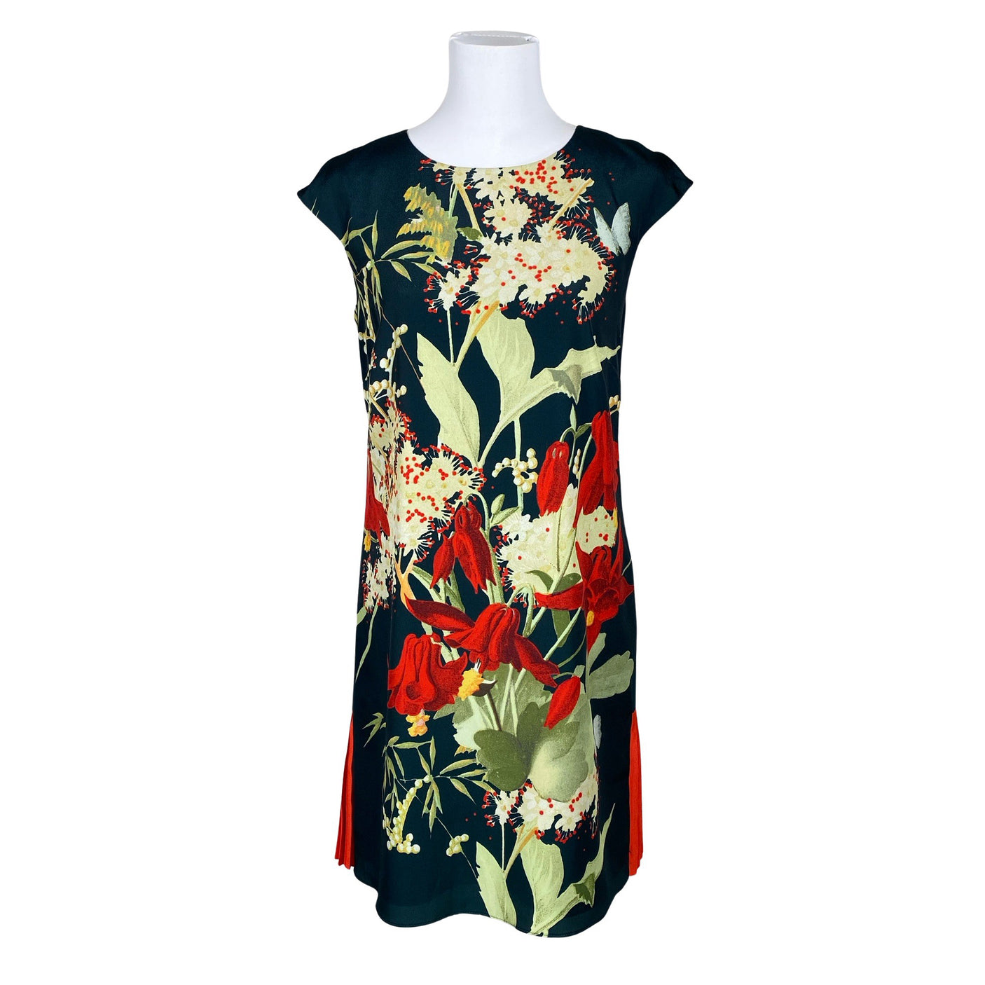 Unisex Ted Baker - Schiffon dress, size 36 - Green (1)