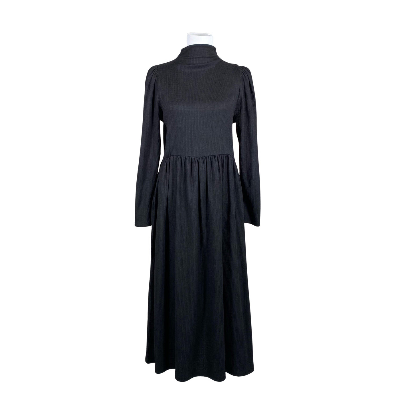 Unisex Selected - Schiffon dress, size 40 - Black (1)