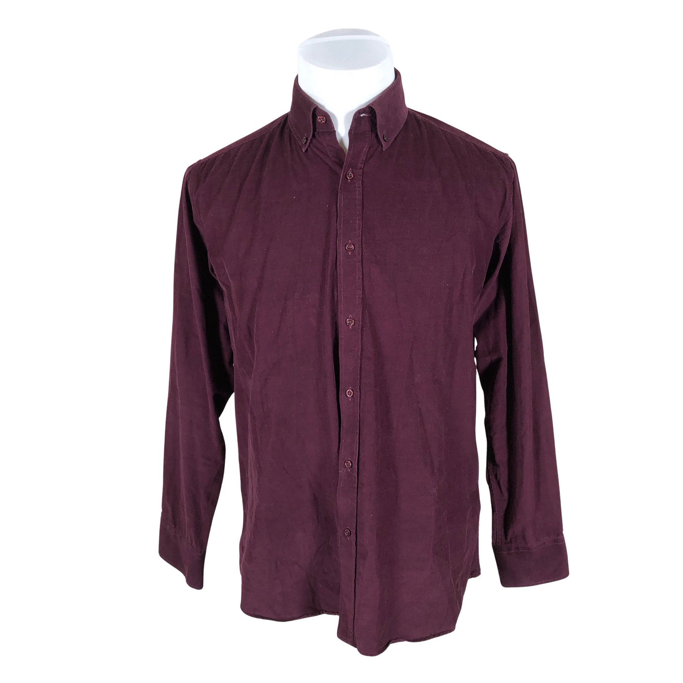 Unisex Create - Collared shirt, size L - Wine red (1)