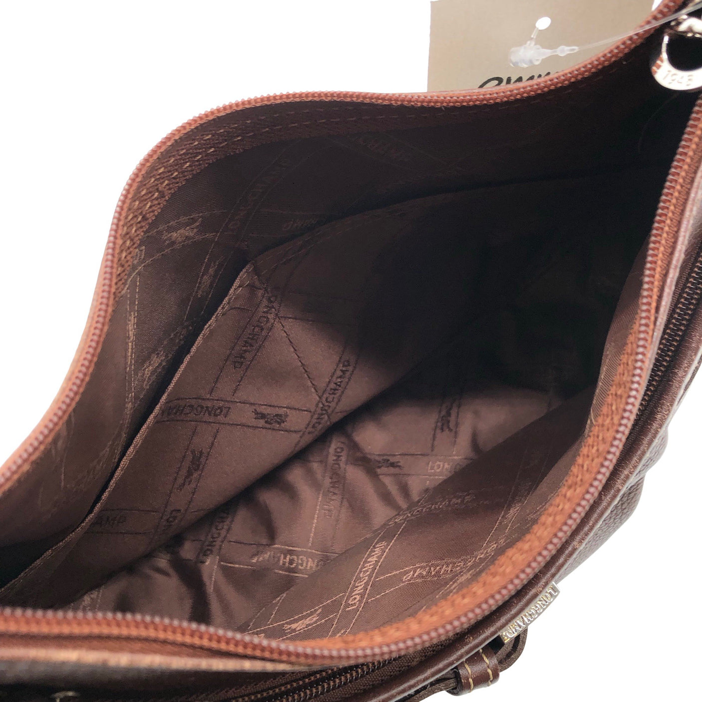Unisex Longchamp - Käekott, suurus Mini - Pruun