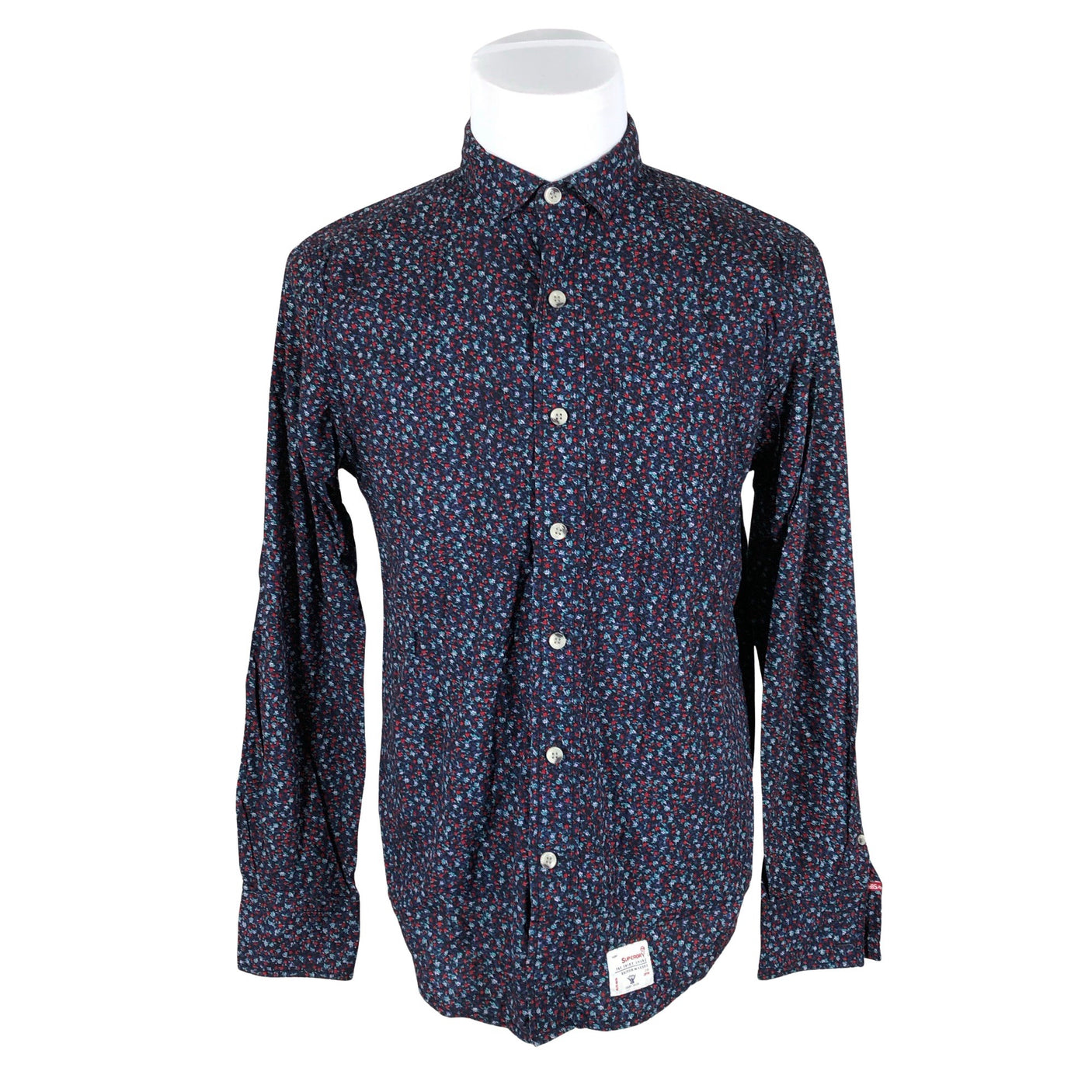 Unisex Superdry - Collared shirt, size L - Blue (1)