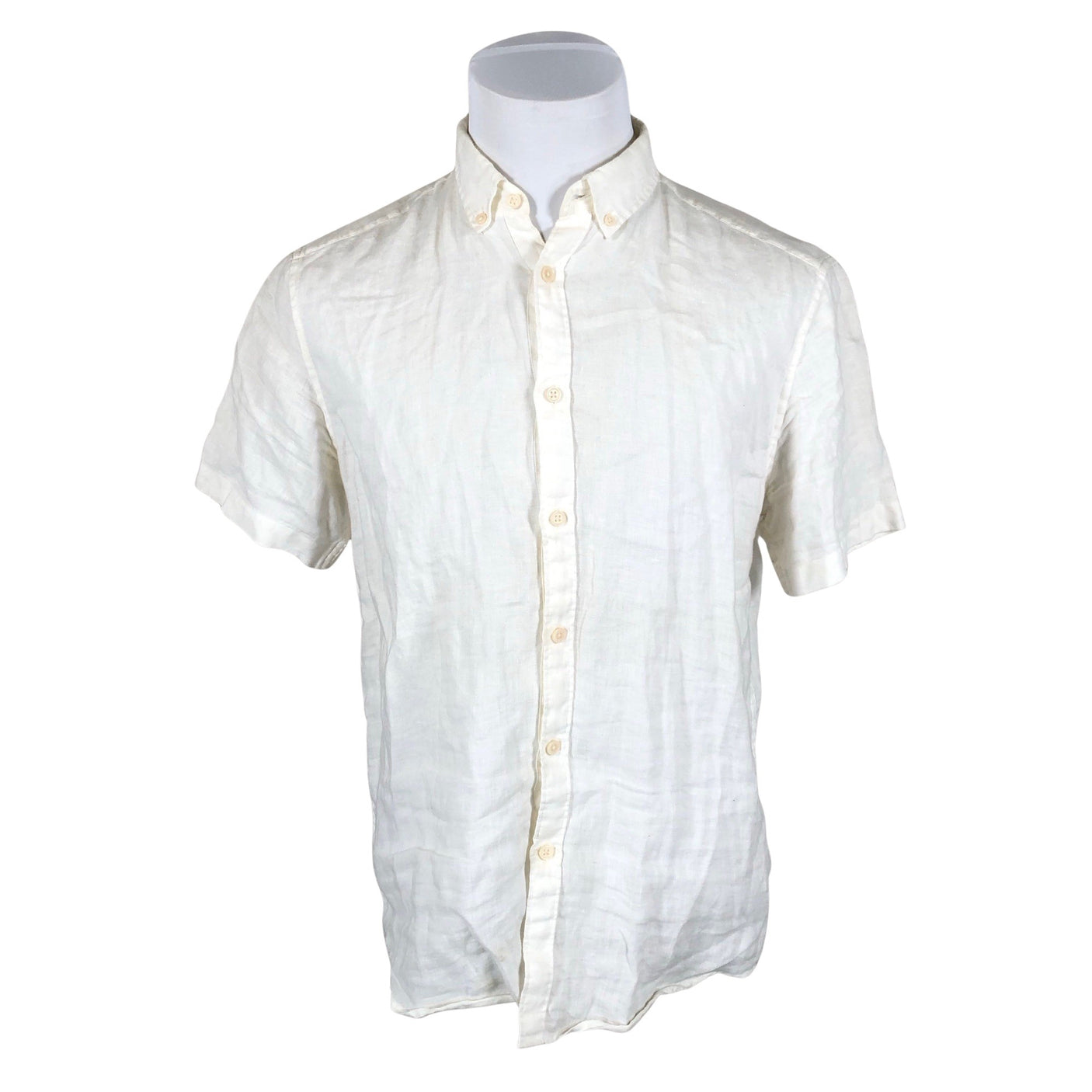 Unisex Esprit - Collared shirt, size M - Beige (1)
