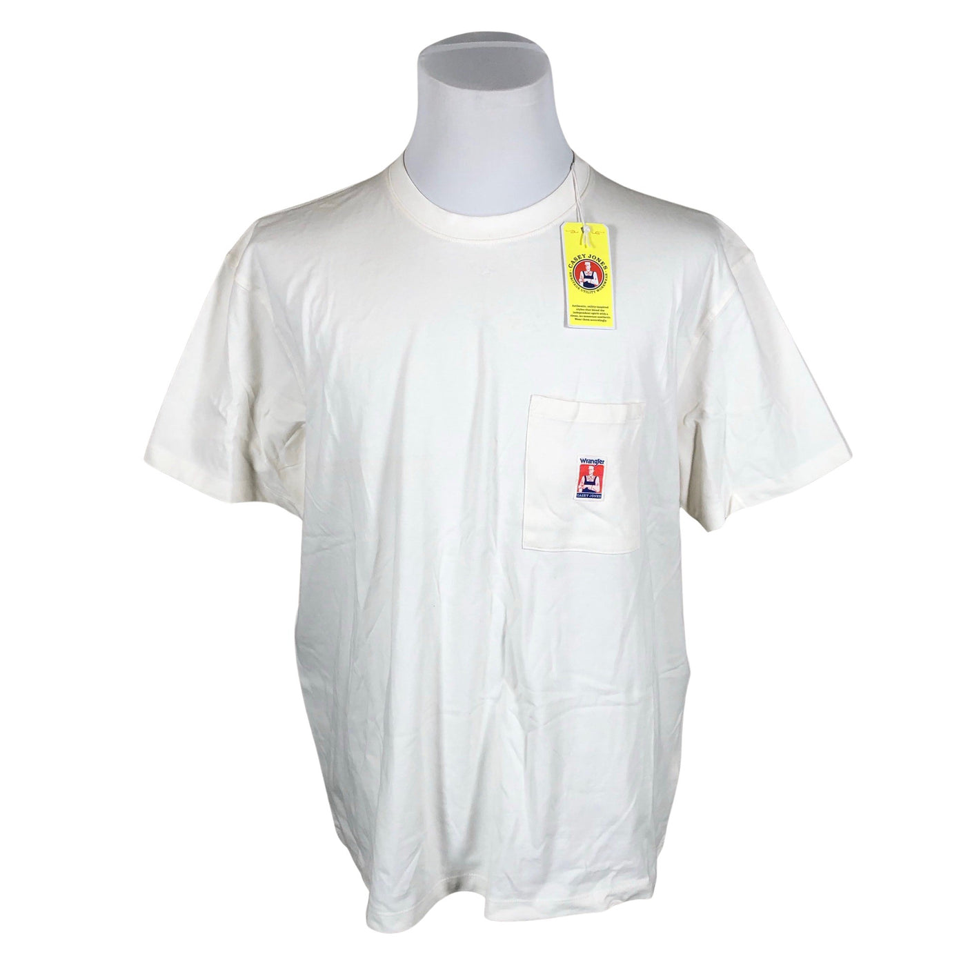 Unisex Wrangler - T-shirt, size L - Natural white (1)