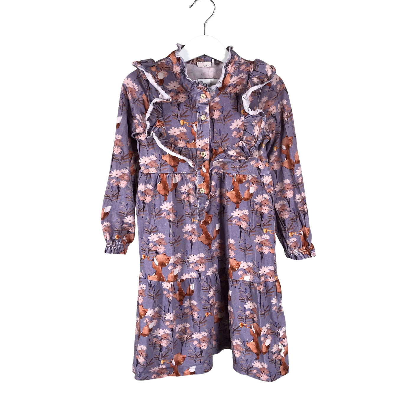 Unisex Ma-ia Family - Tricot dress, size 110 - 116 - Violet (1)