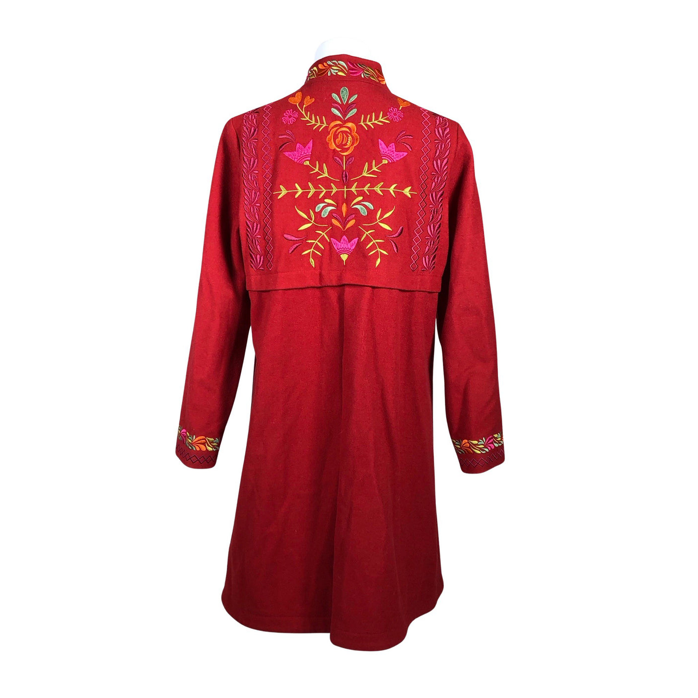 Unisex Gudrun Sjöden - Wool coat, size 38 - Red (2)
