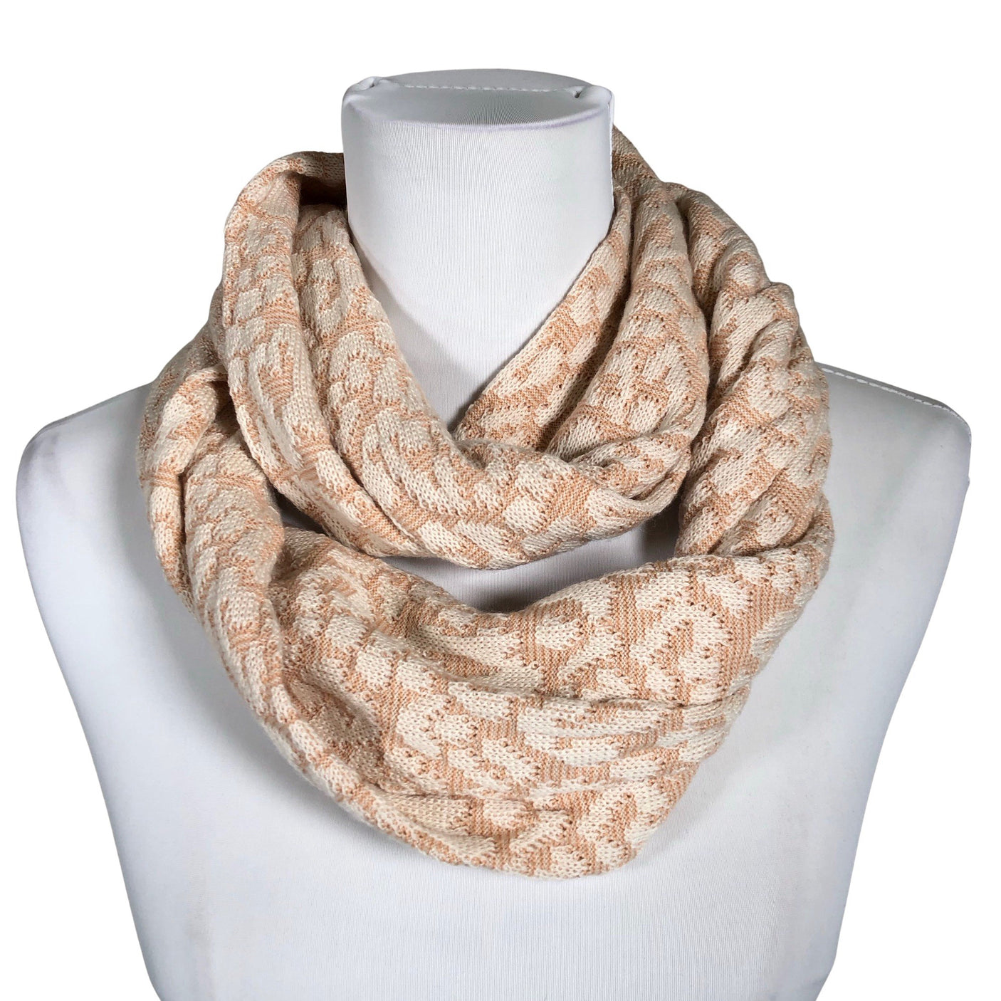 Unisex Kaino - Circle scarf, size Midi - Light pink (1)