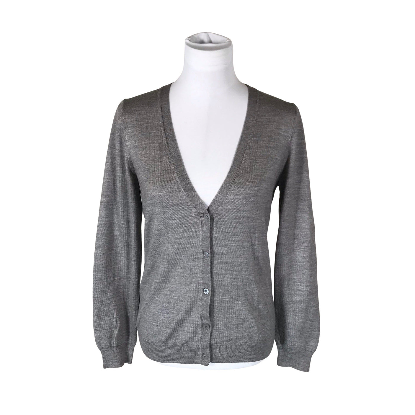 Unisex Uniqlo - Cardigan, size 38 - Gray (1)