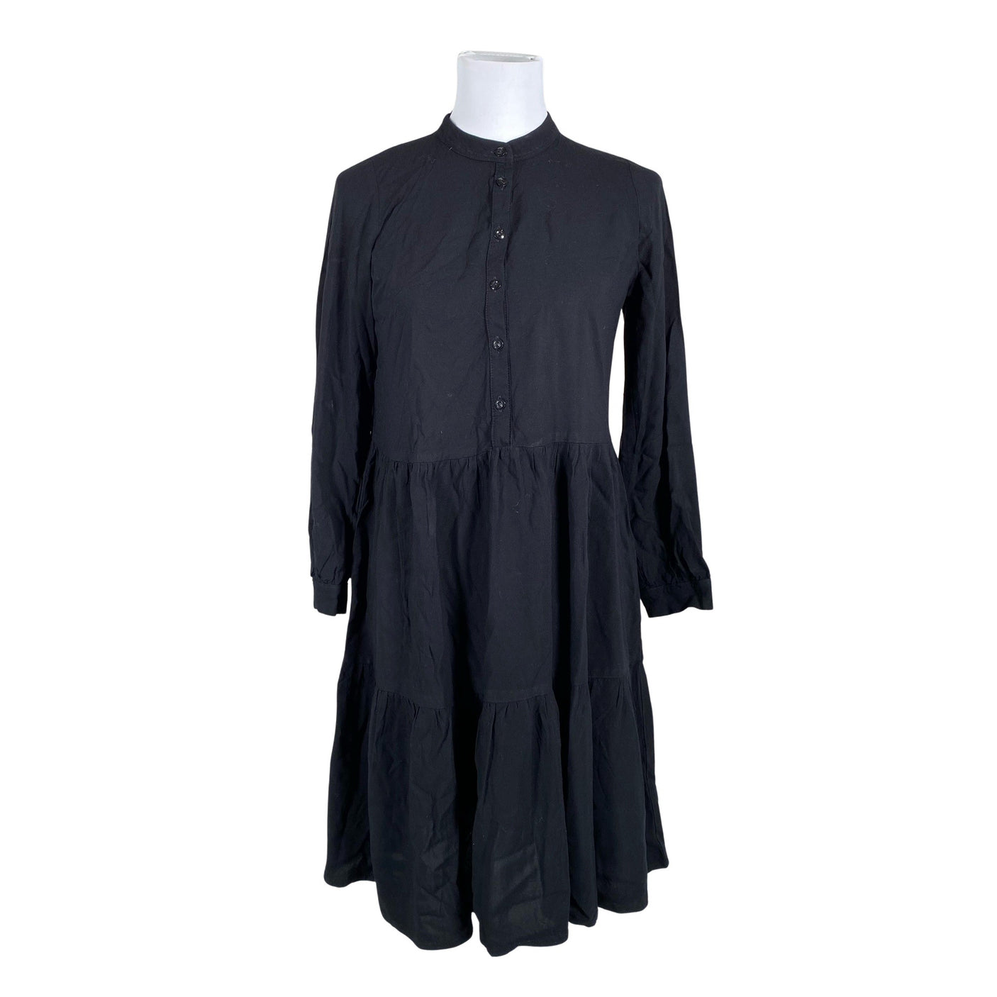 Unisex Metsola - Schiffon dress, size 34 - Black (1)