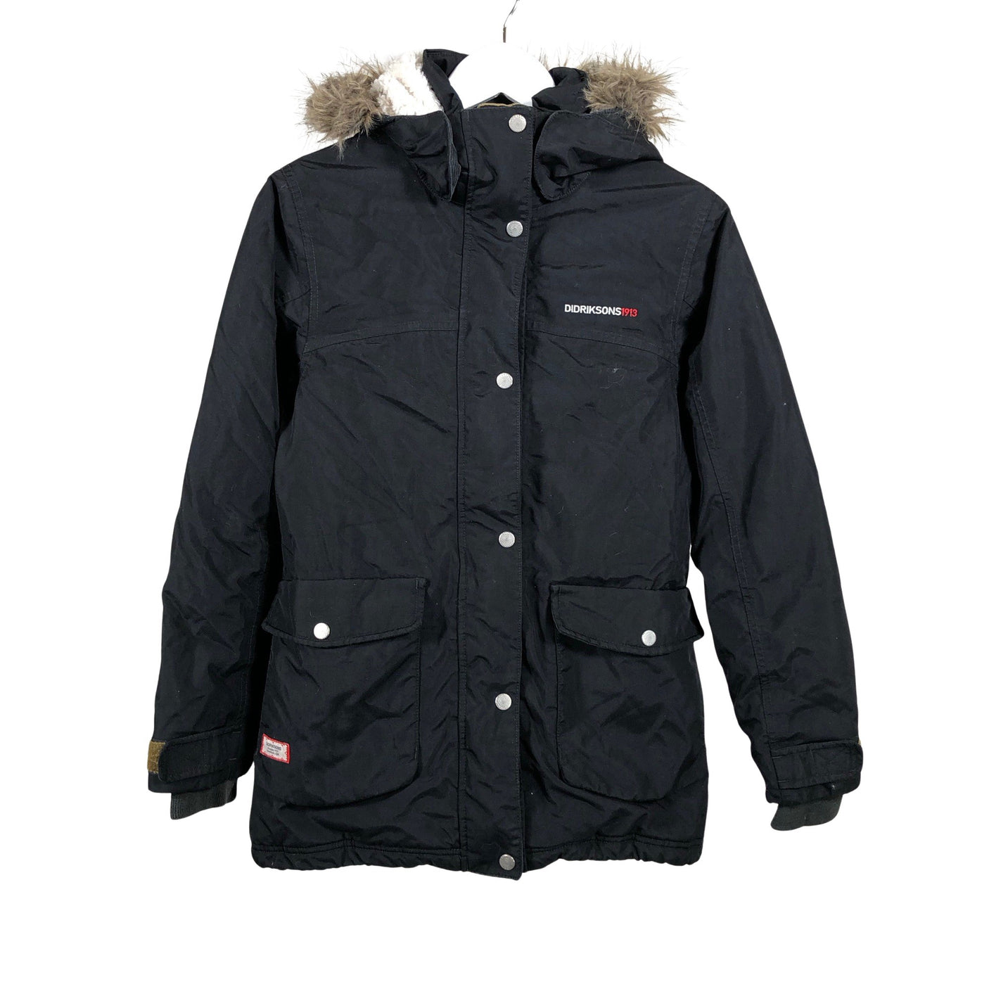 Unisex Didriksons - Winter jacket, size 158 - 164 - Black (1)