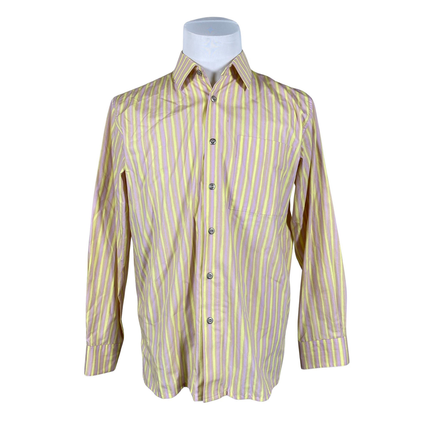 Unisex Marimekko - Collared shirt, size 46 - Yellow (1)