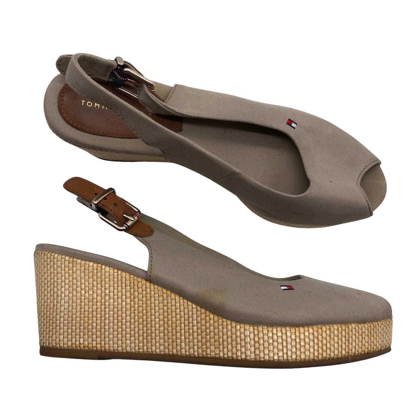 Unisex Tommy Hilfiger - Wedge sandals, size 38 - Beige (1)