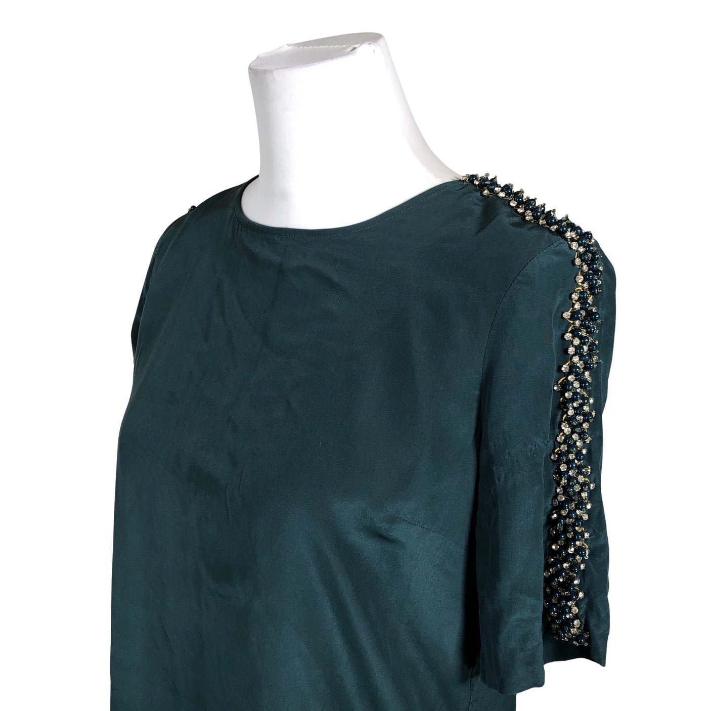 Unisex Club Monaco - Schiffon dress, size 40 - Blue (3)