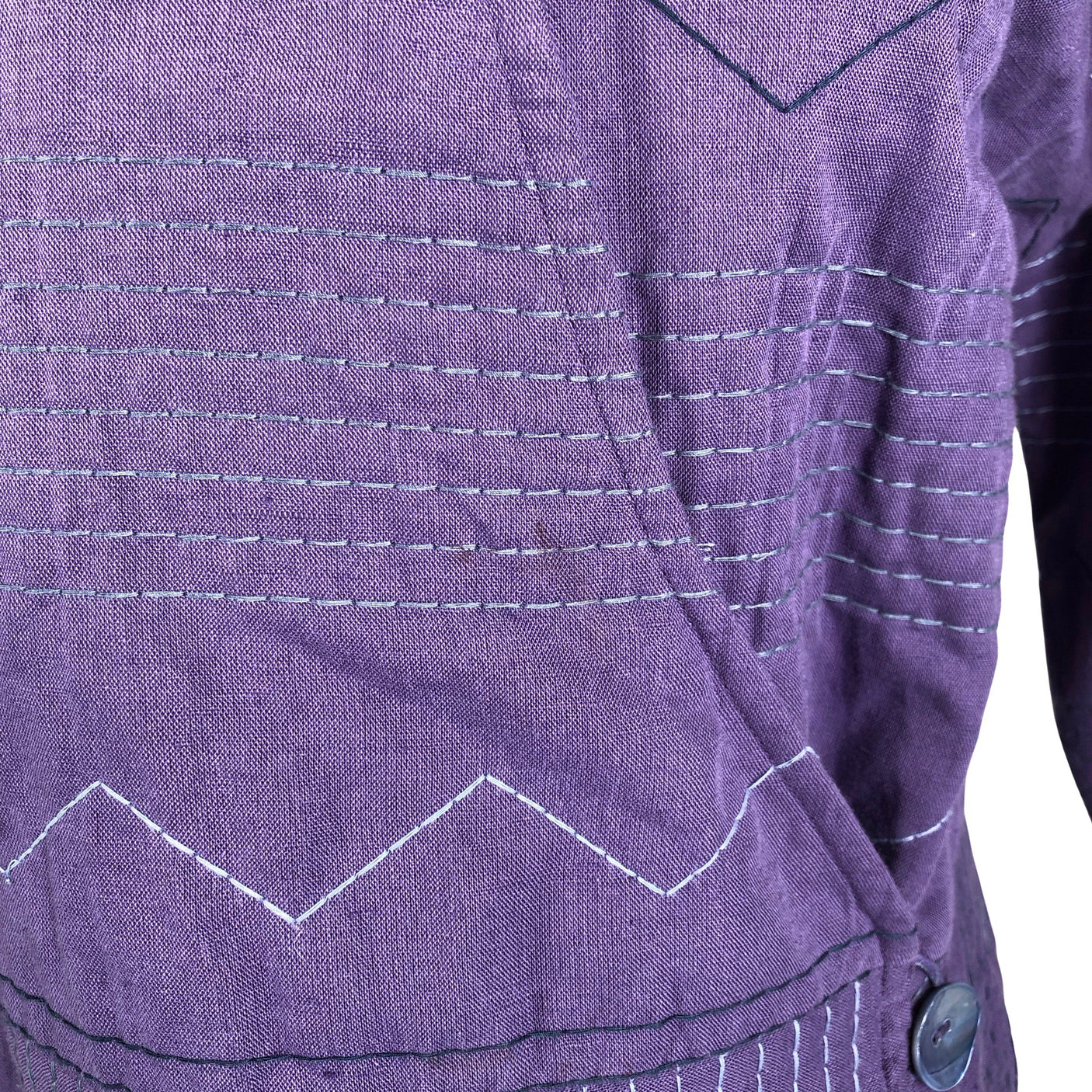 Unisex Gudrun Sjöden - Quilted jacket, size 36 - Violet (3)