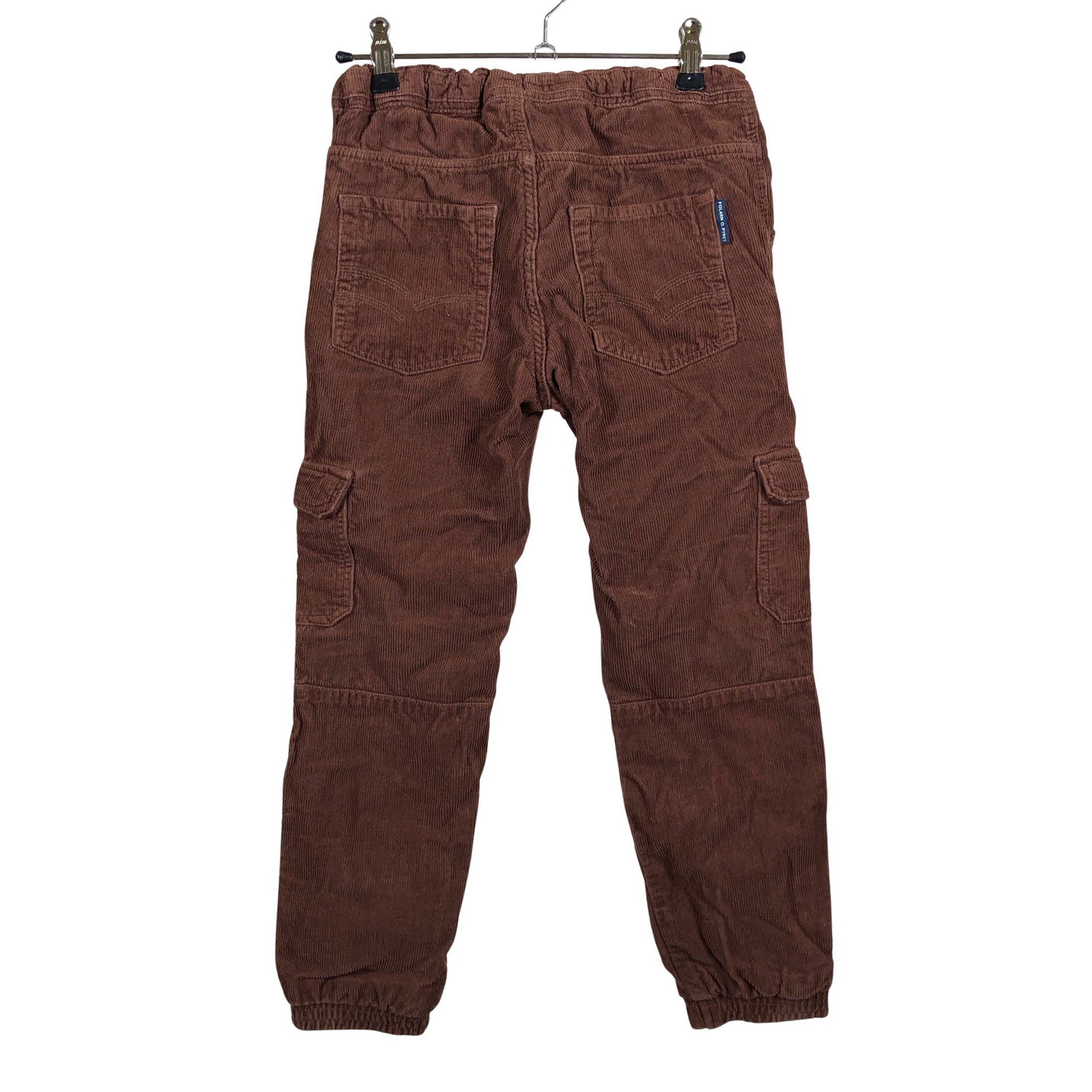 Unisex Polarn O. Pyret - Velvet pants, size 128 - 134 - Brown (2)