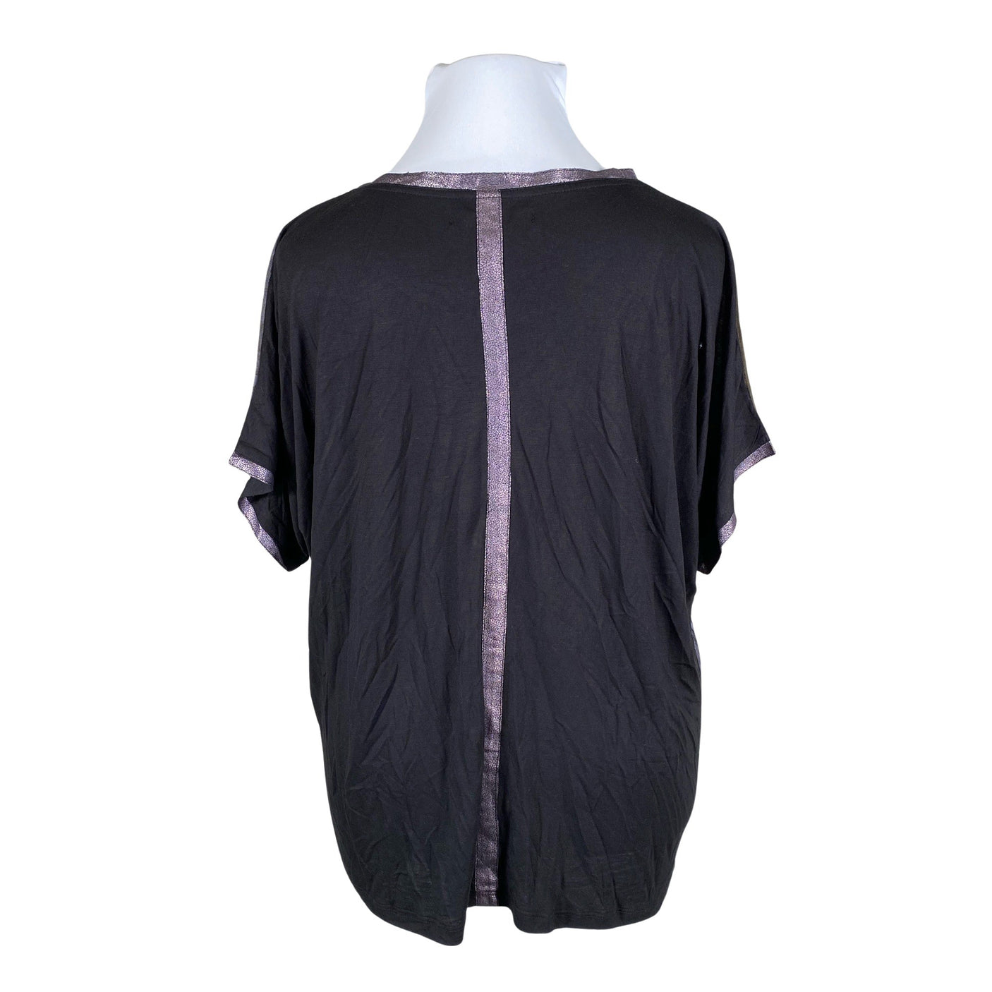 Unisex Soyaconcept - Short-sleeved blouse, size 44 - Violet (2)