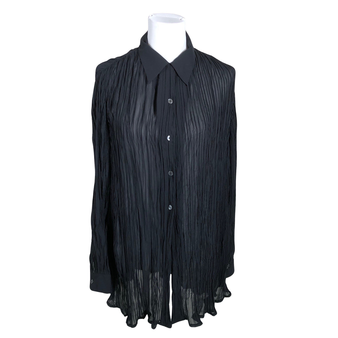 Unisex Esprit - Schiffon tunic, size 36 - Black (1)