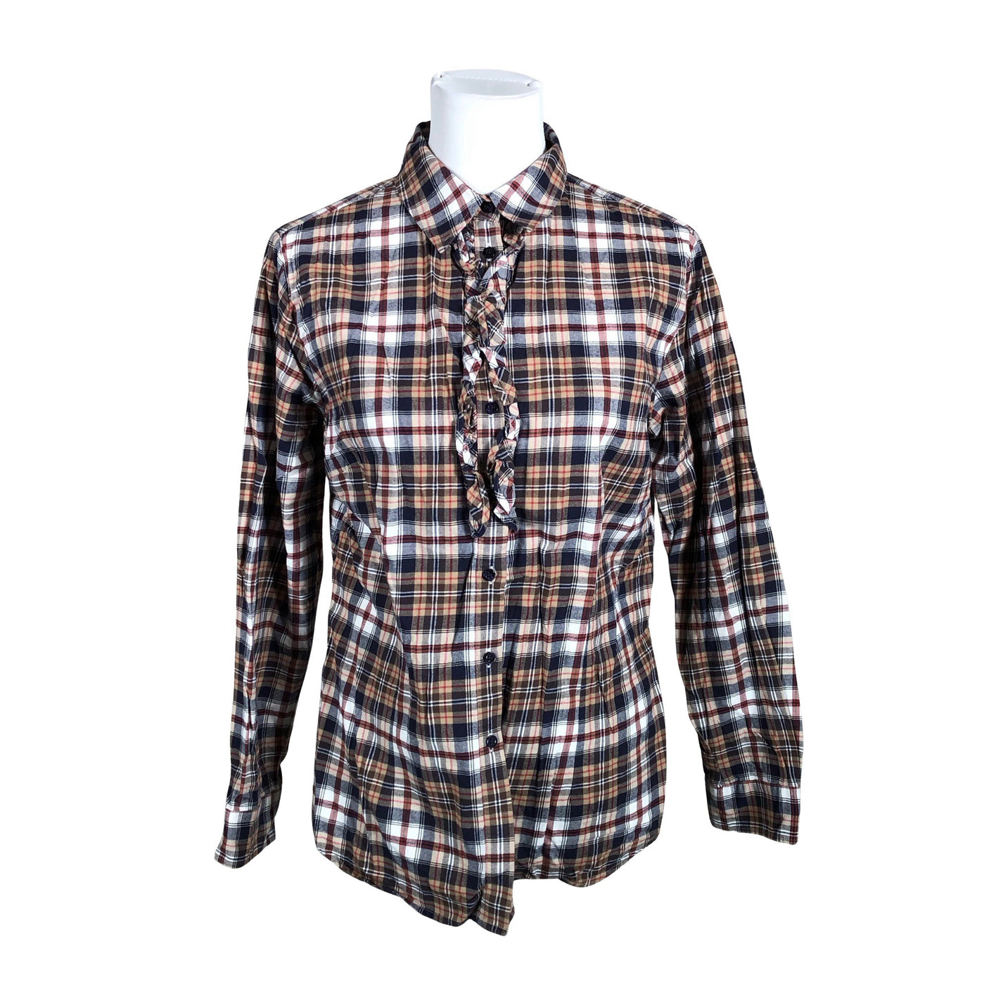 Unisex Marco Pecci - Collared shirt, size 40 - Brown (1)