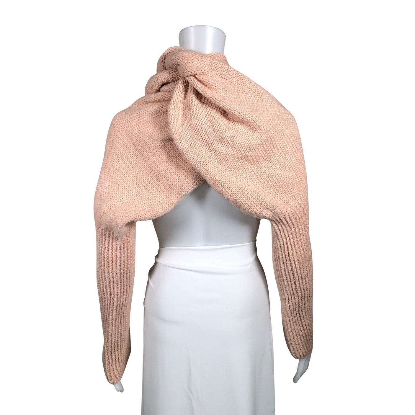 Unisex Handmade - Shawl, size Maxi - Light pink (2)