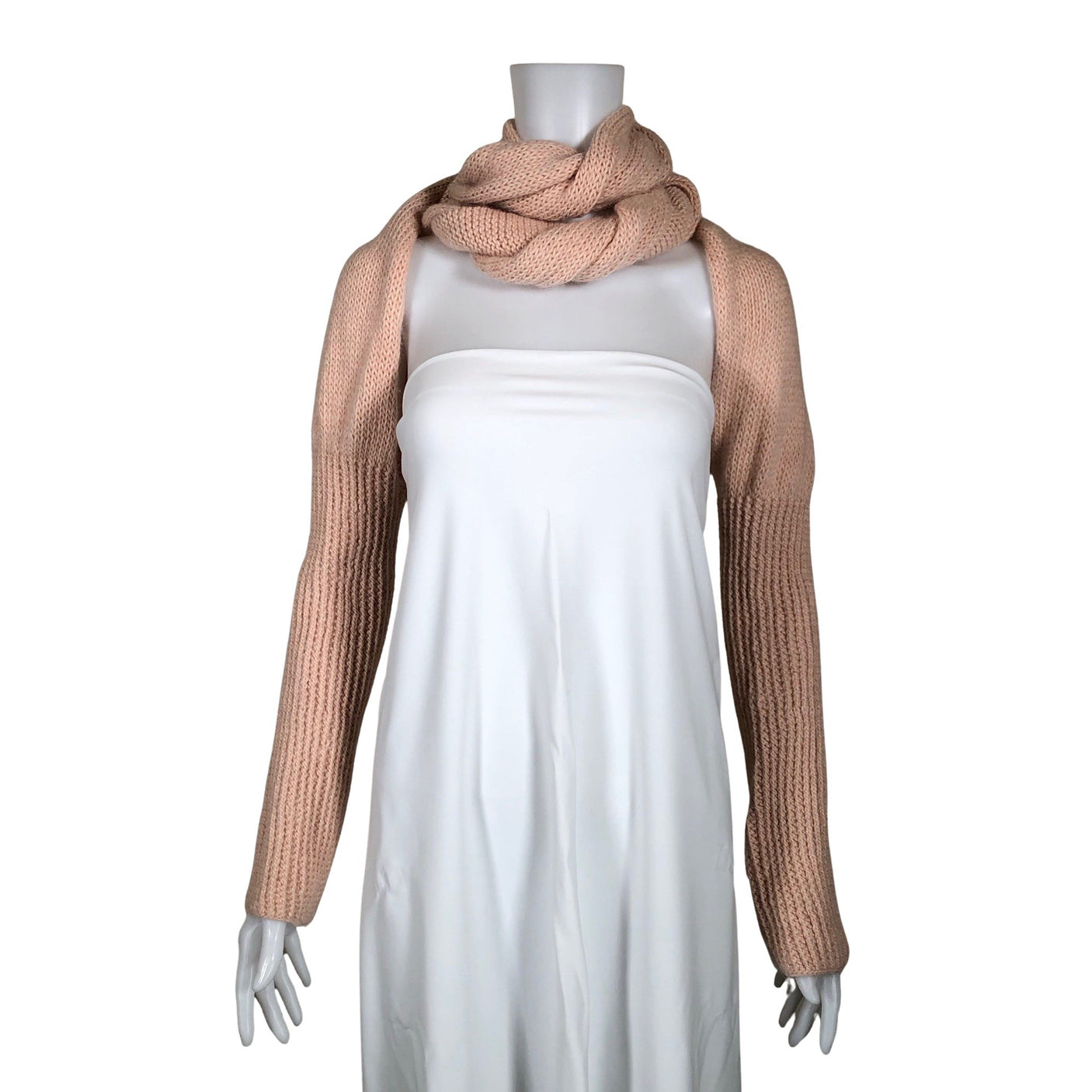 Unisex Handmade - Shawl, size Maxi - Light pink (1)