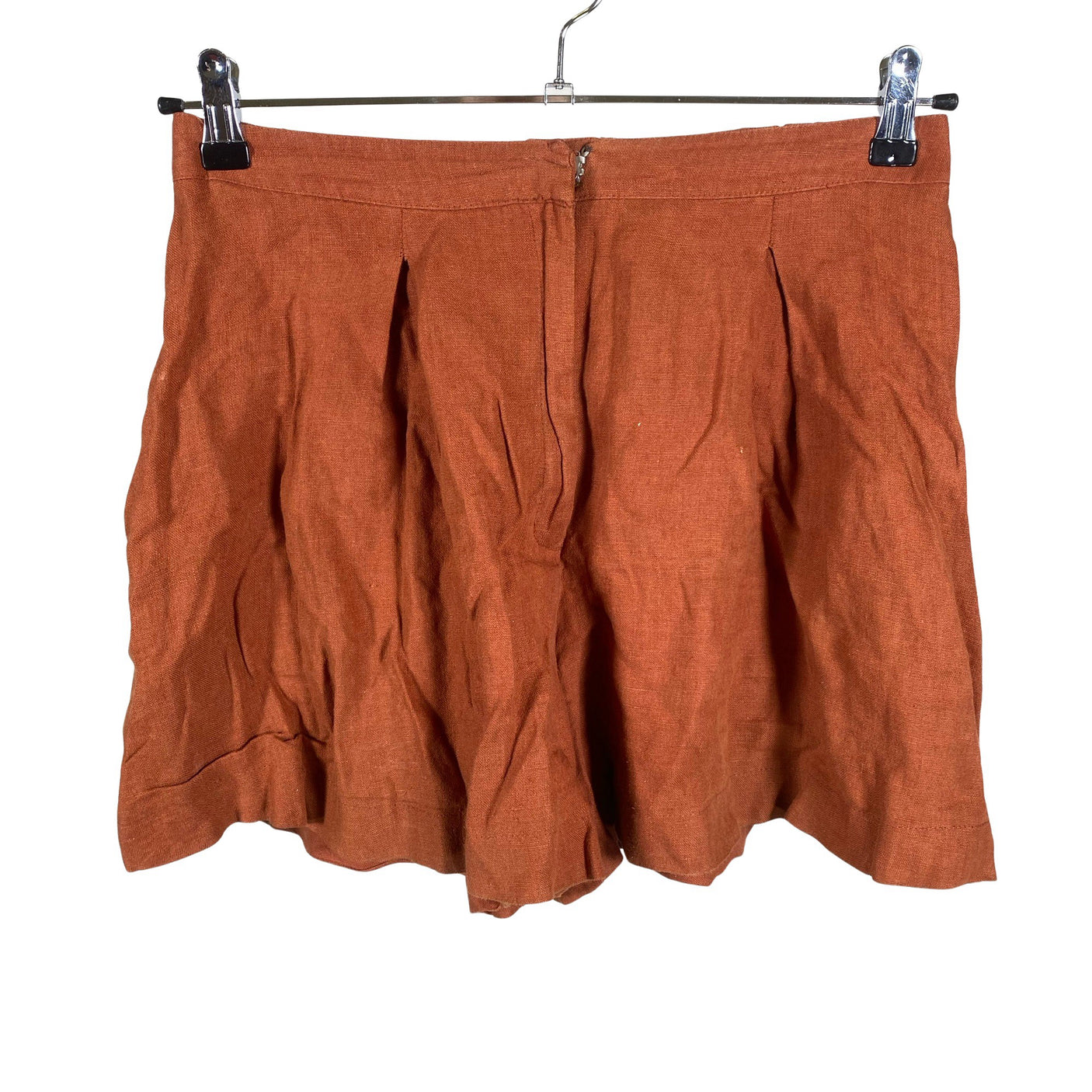 Unisex Linen Handmade Studio - Shorts, size 36 - Brown (1)