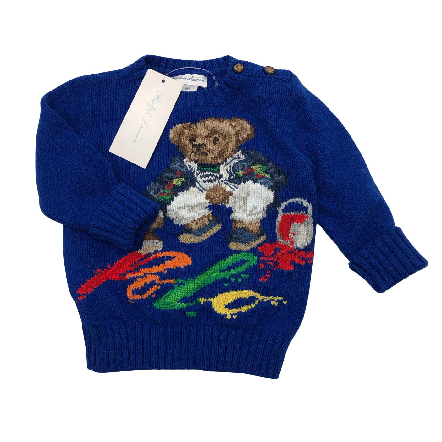 Ralph Lauren - Sweater, size 62 - 68 - Blue