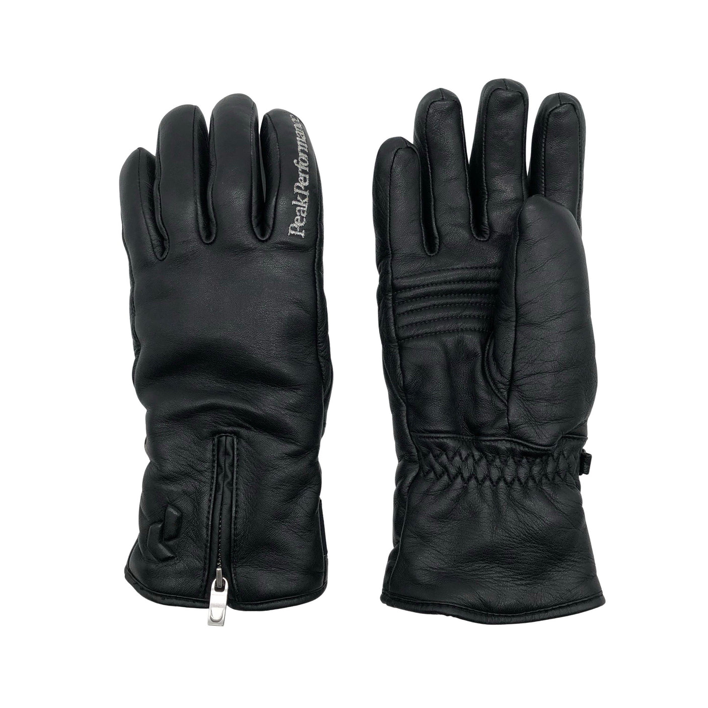 Unisex Peak Performance - Leather gloves, size No size - Blue (1)