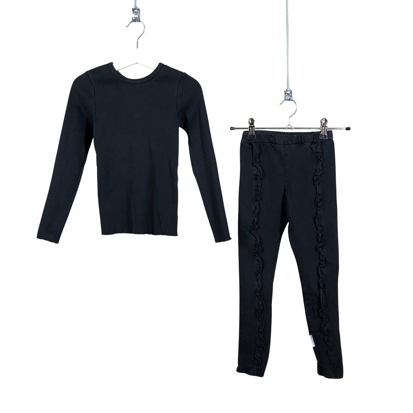 Unisex Gugguu - Tricot pants, size 110 - 116 - Black (1)