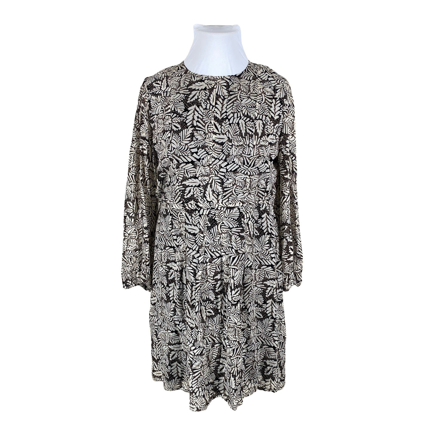 Unisex Part two - Schiffon dress, size 44 - Beige (1)