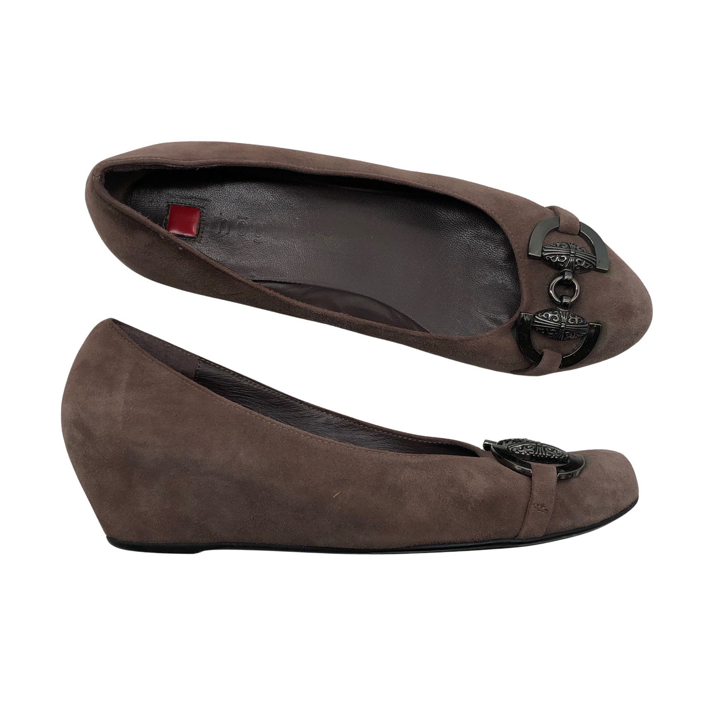 Unisex Högl - Wedge heel shoes, size 38 - Gray (1)