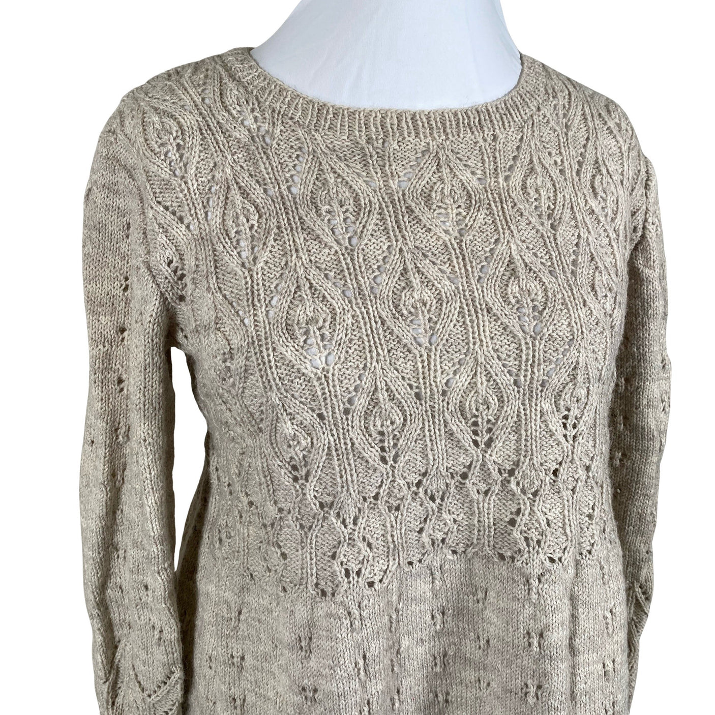 Unisex Handmade - Knit dress, size 42 - Beige (3)