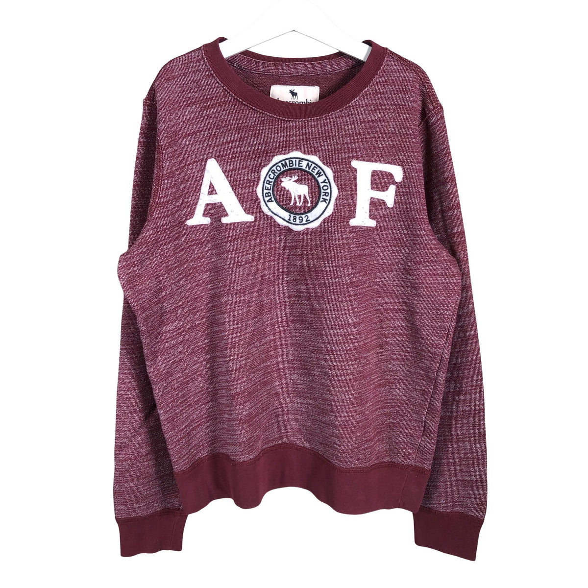 Unisex Abercrombie&Fitch - Sweatshirt, size 146 - 152 - Wine red (1)
