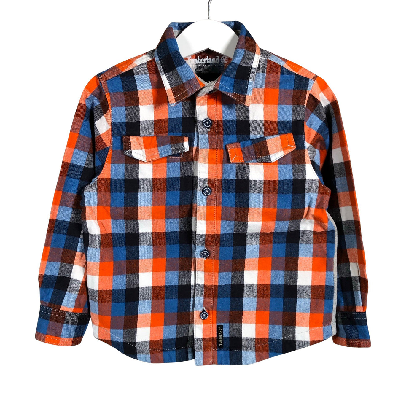Unisex Timberland - Flannel shirt, size 98 - 104 - Blue (1)