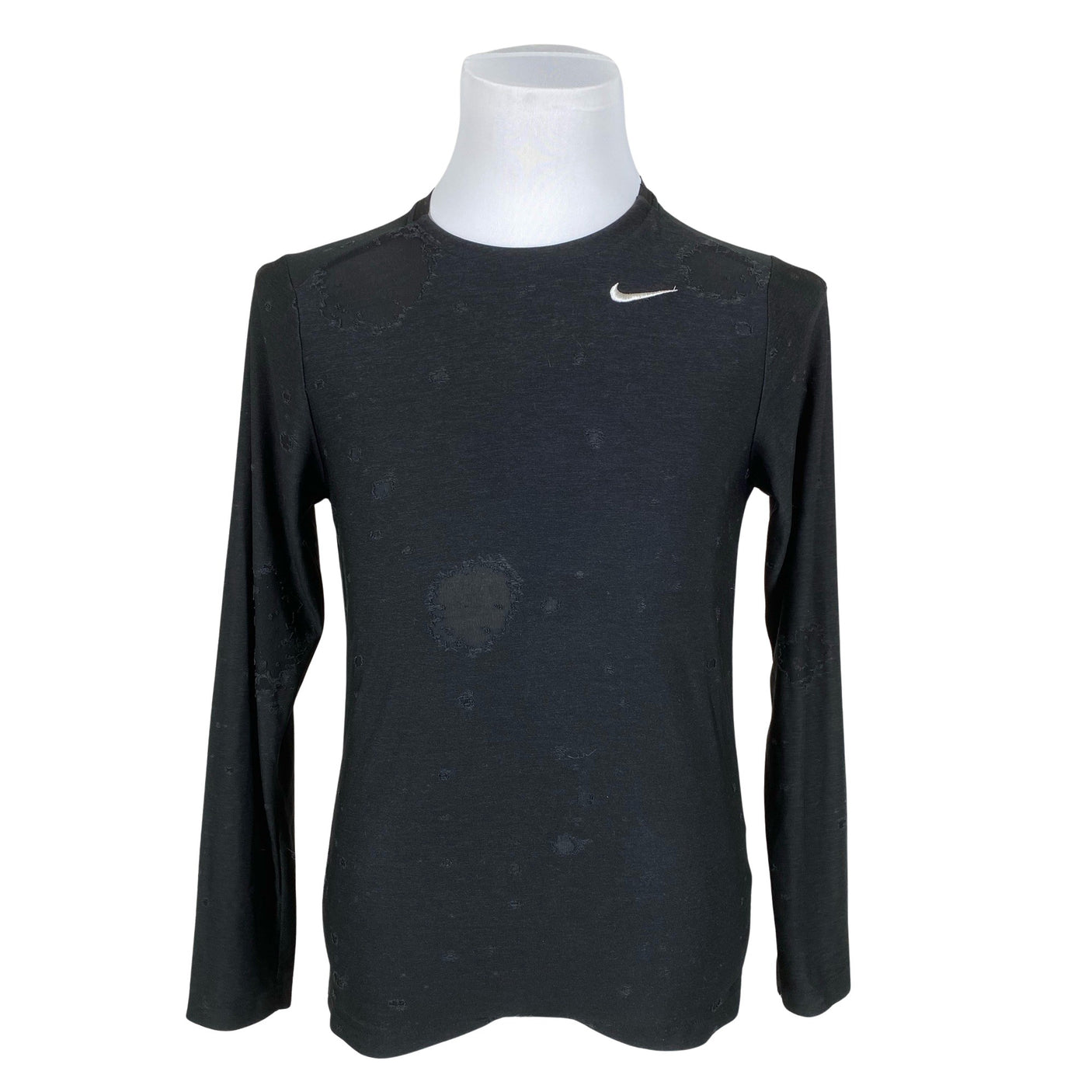 Unisex Nike - Sports shirt, long sleeve, size S - Black (2)