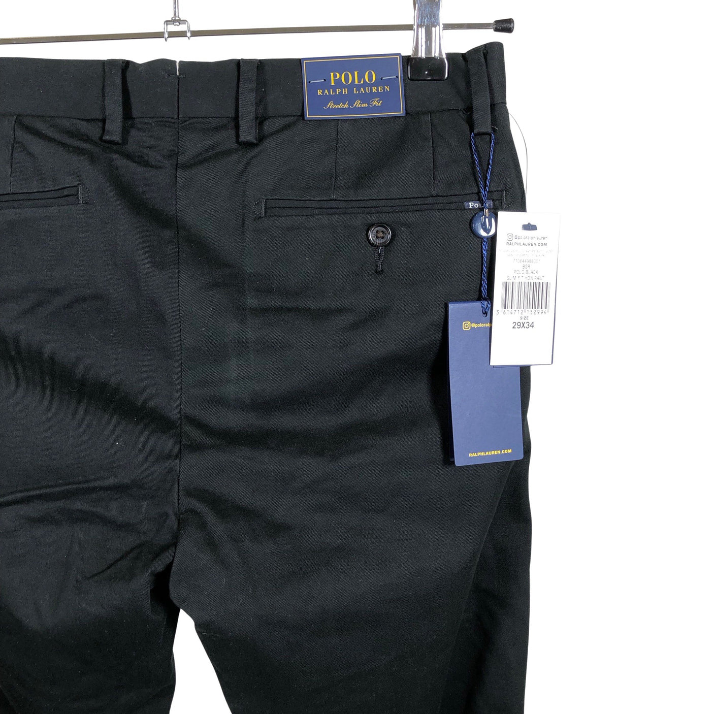 Unisex Polo Ralph Lauren - Chinos, size W29 - Black (3)